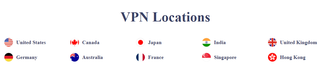 VPN locations