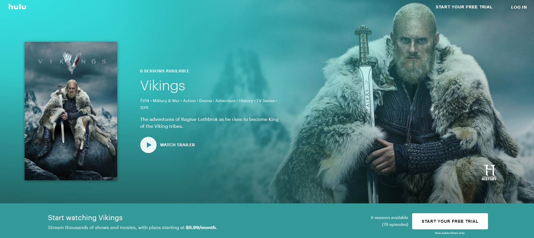 Vikings on hulu