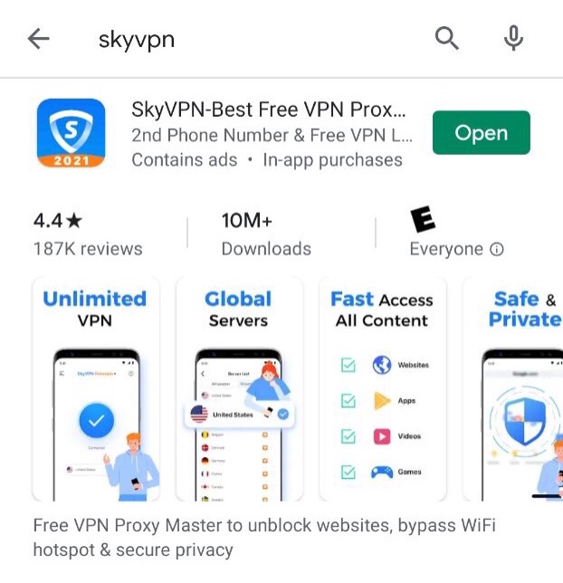 SkyVPN Premium Apk v2.4.4 Download (MOD, Subscribed) 2023